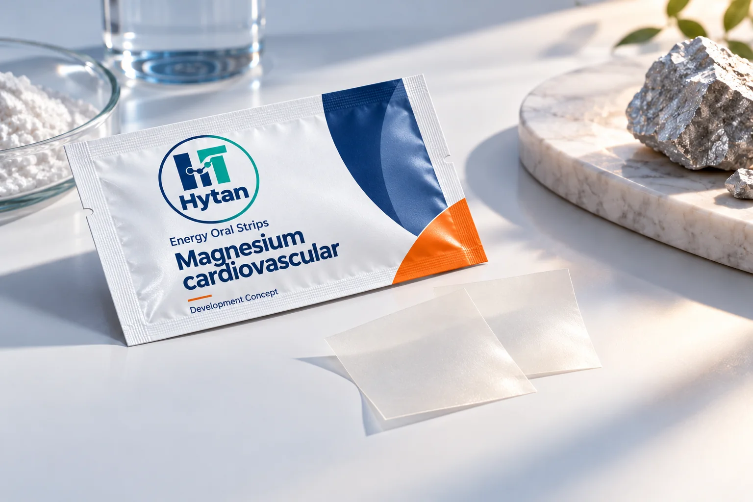 Magnesium cardiovascular oral film packaging visualization