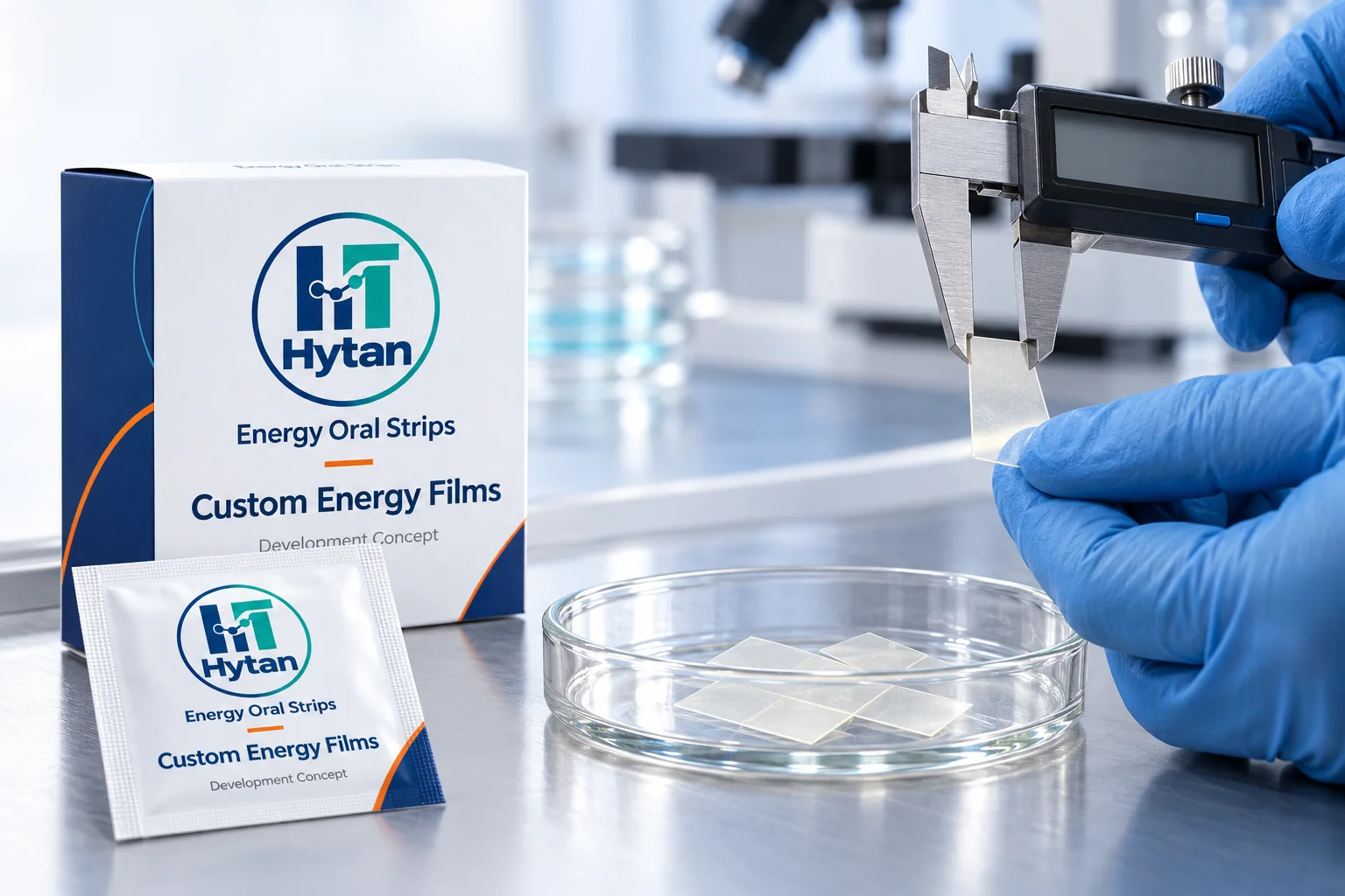 Sample first. Confirm the specification. oral film concept visualization