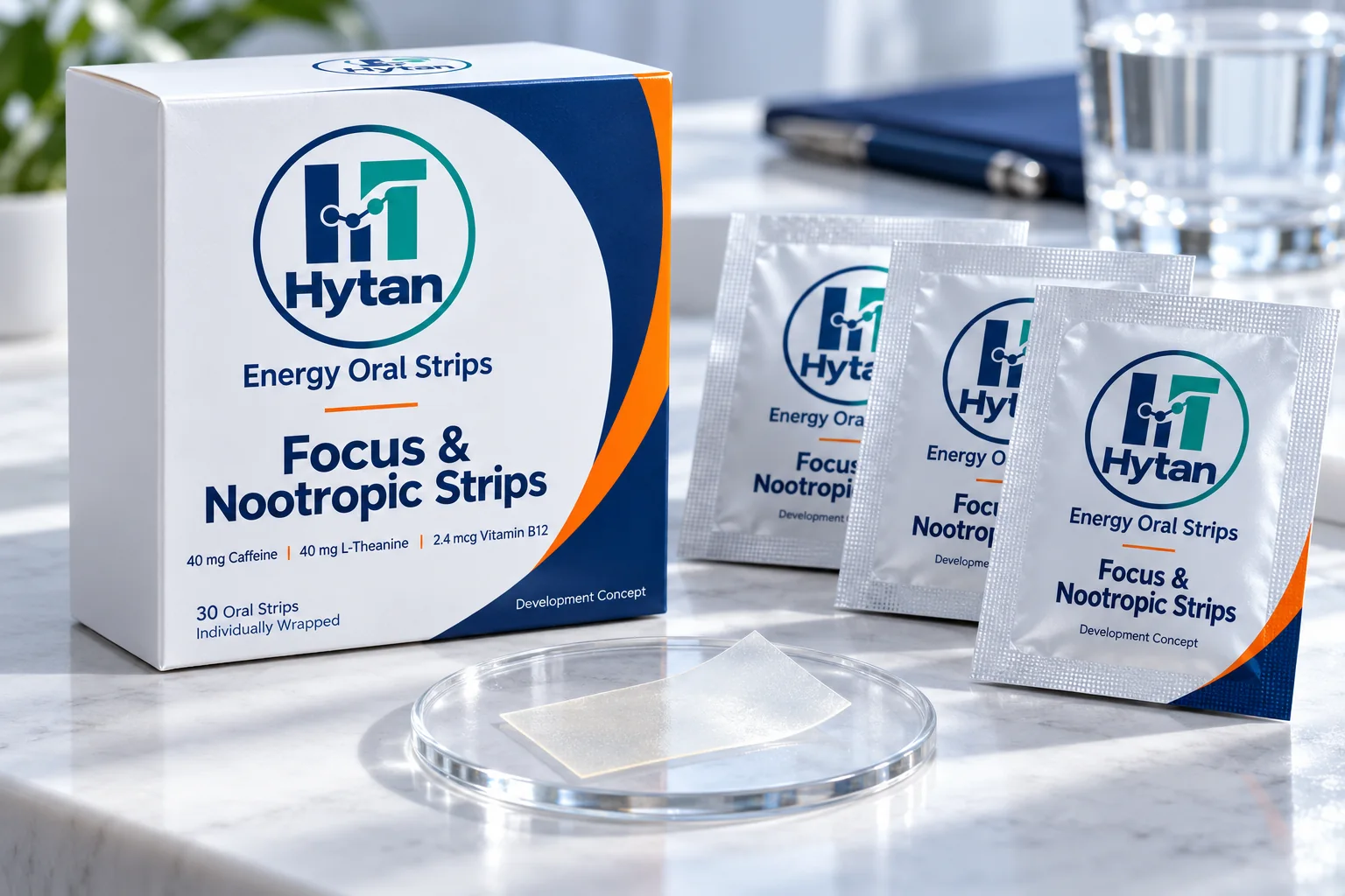 Packaging that protects the film oral film concept visualization