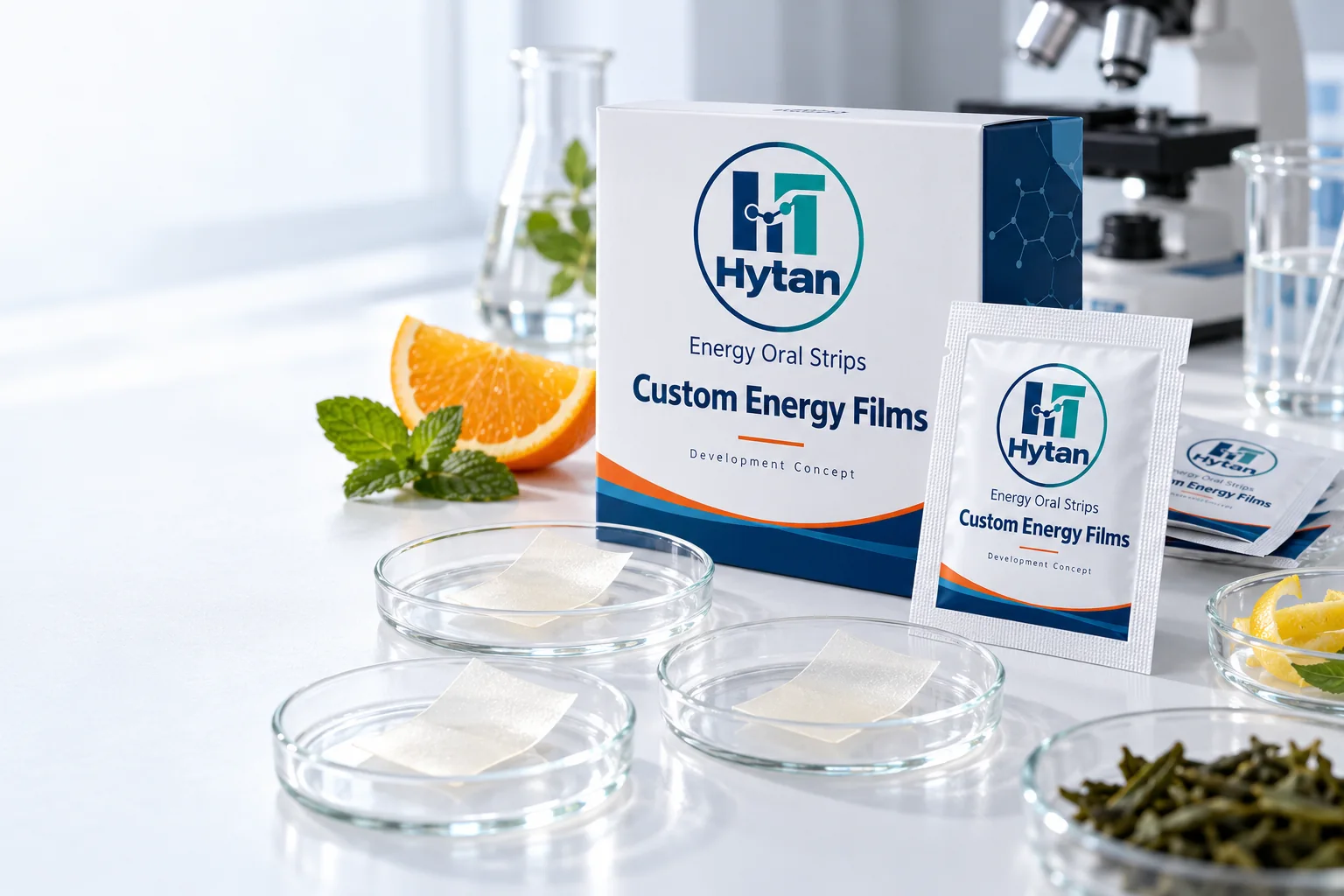 Packaging protection oral film concept visualization