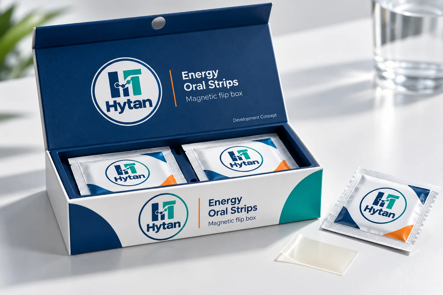 Packaging engineered around the film oral film concept visualization