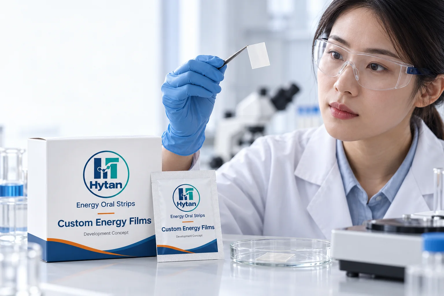 Packaging that protects the film oral film concept visualization