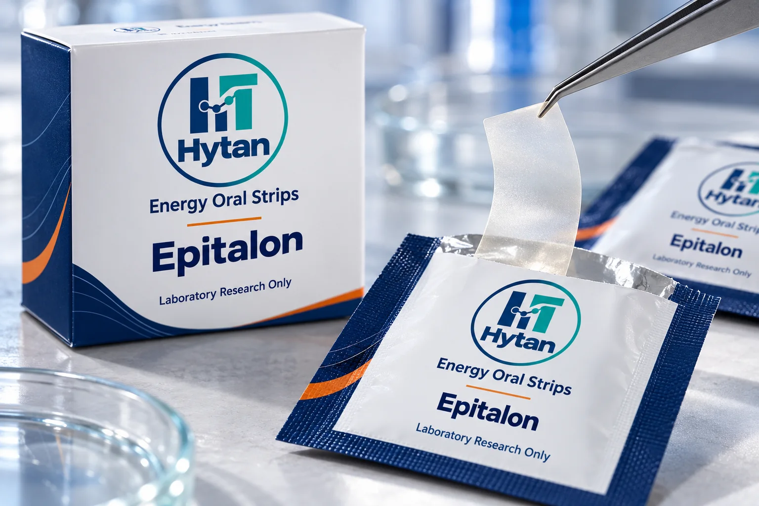 Epitalon research oral film illustrative packaging