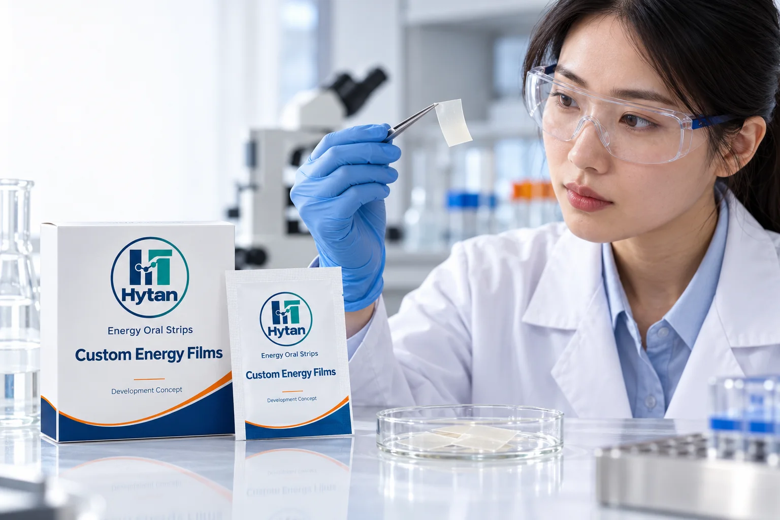 Packaging that protects the film oral film concept visualization