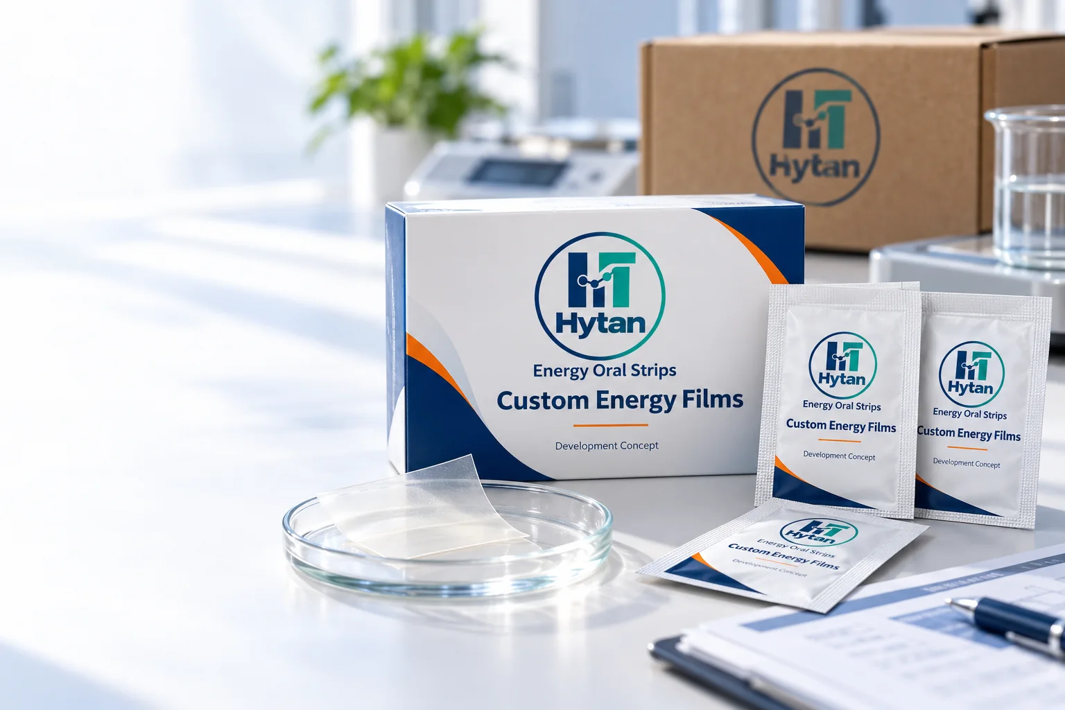 Your brand, with clear project terms oral film concept visualization