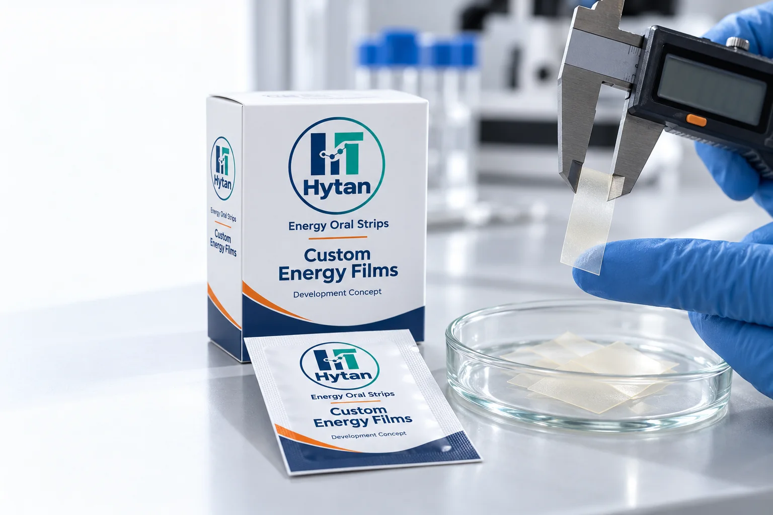 Sample first. Confirm the specification. oral film concept visualization